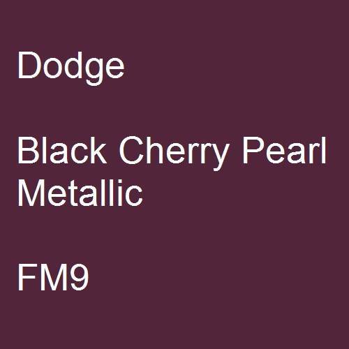 Dodge, Black Cherry Pearl Metallic, FM9.